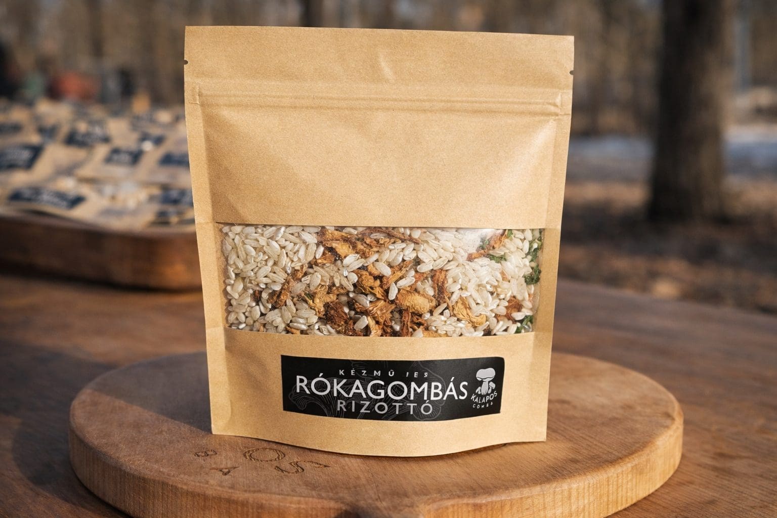 Rókagombás rizottó