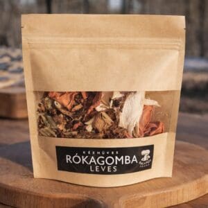 Rókagomba leves